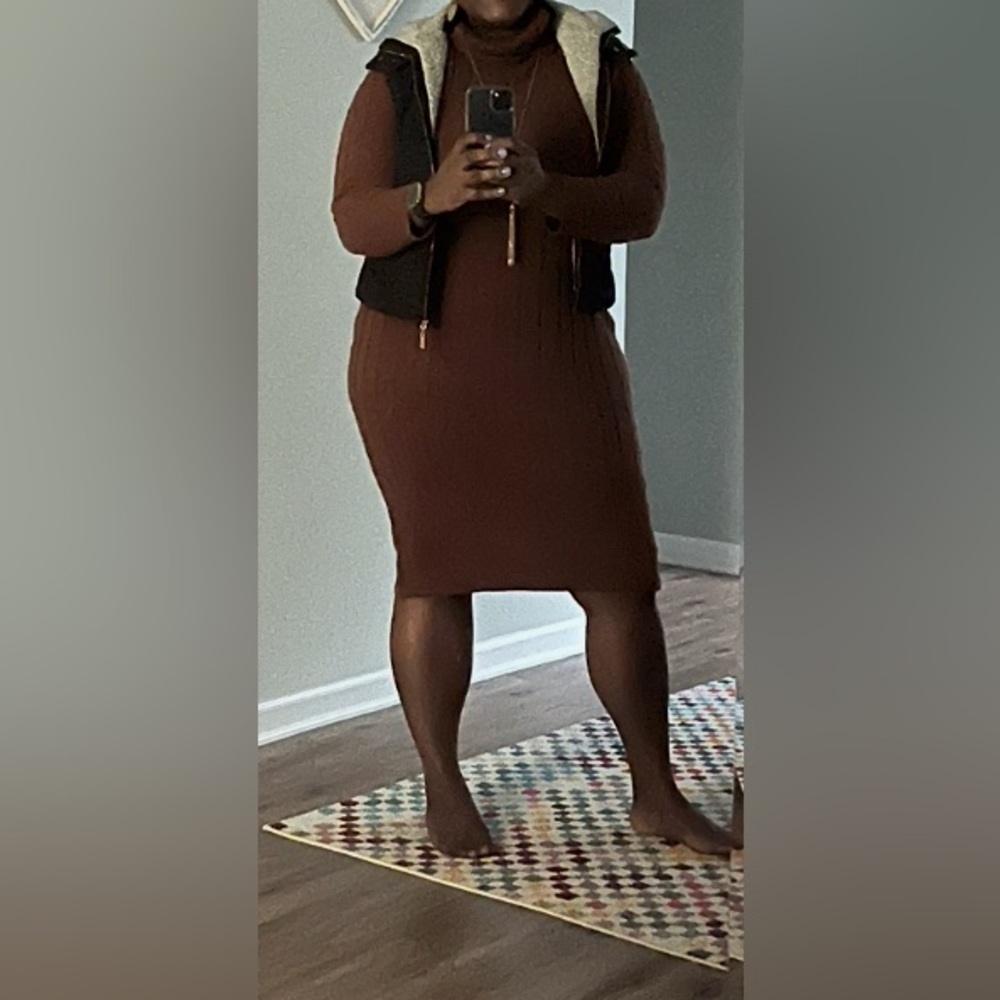 Chocolate Sweater Dress